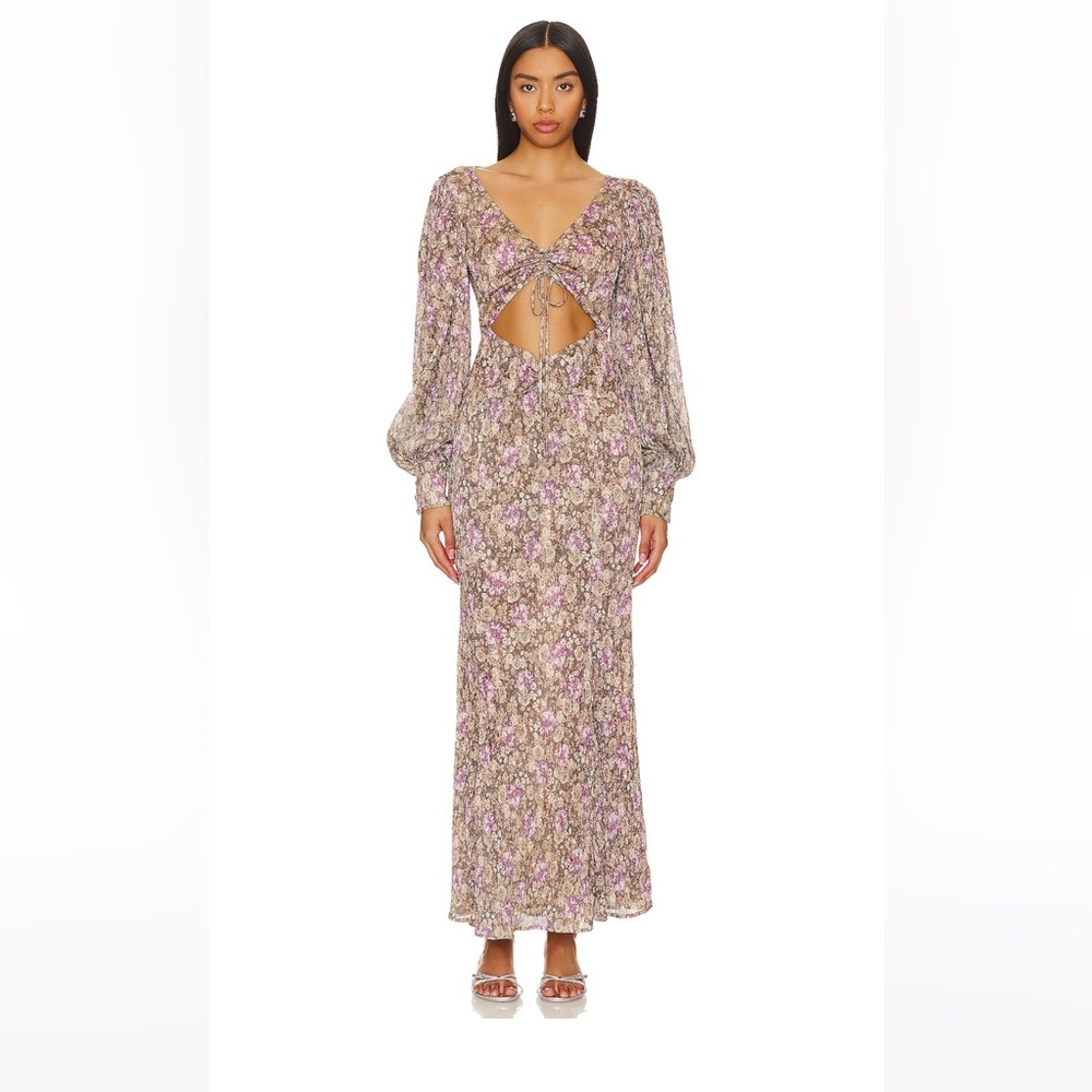 For love & lemons Dusty Rose Maxi Dress